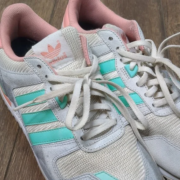 Adidas ZX 700 Tent green pink Women's 7 EUC retro vintage 80's sneaker look - Picture 8 of 8